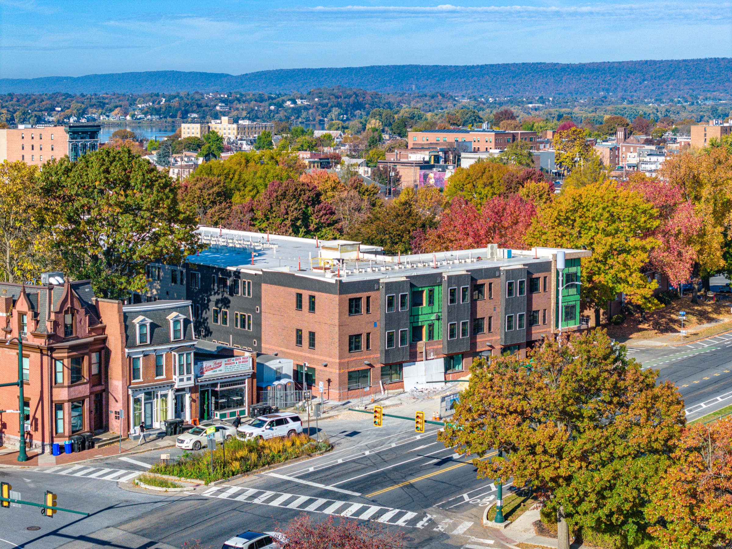 Bethel Village viewed along North Sixth Street
